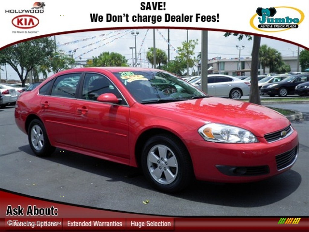 2010 Impala LT - Victory Red / Ebony photo #1