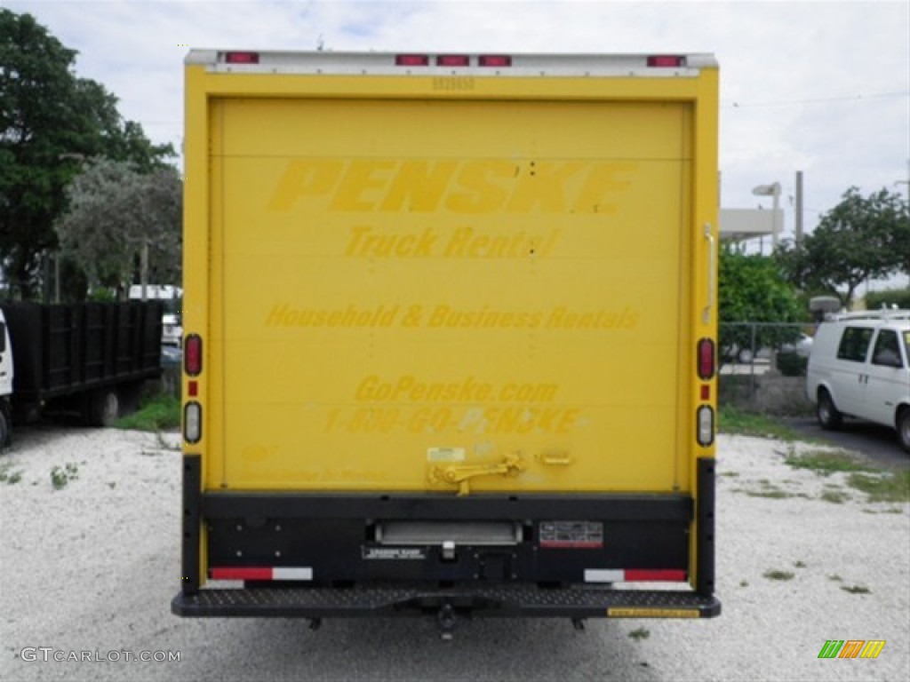 2008 E Series Cutaway E350 Commercial Moving Truck - Yellow / Medium Flint photo #7