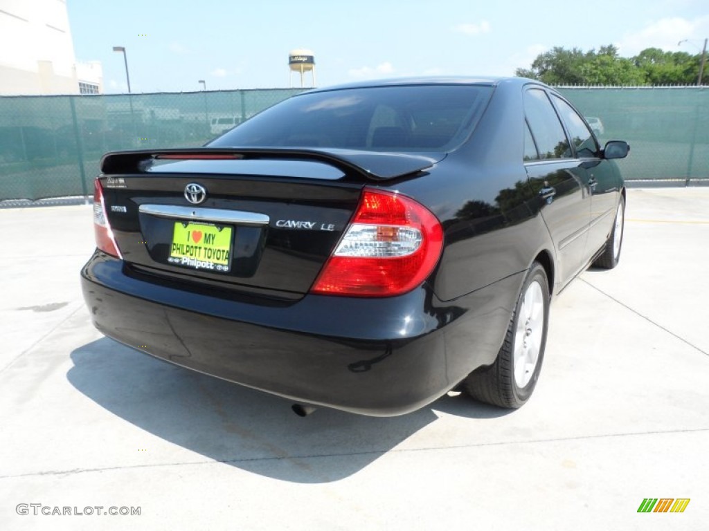 2003 Camry LE - Black / Taupe photo #3