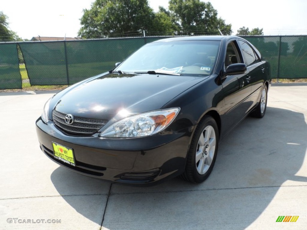 2003 Camry LE - Black / Taupe photo #7