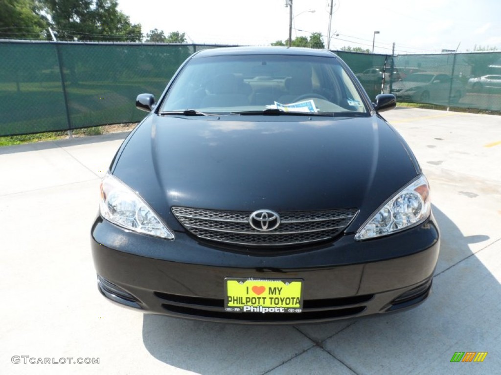 2003 Camry LE - Black / Taupe photo #8
