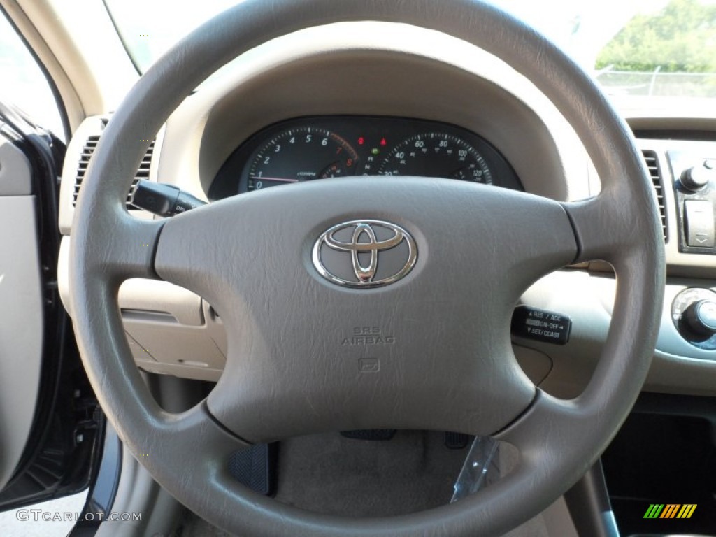 2003 Camry LE - Black / Taupe photo #38