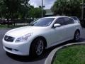 2008 Ivory Pearl White Infiniti G 35 S Sport Sedan  photo #7