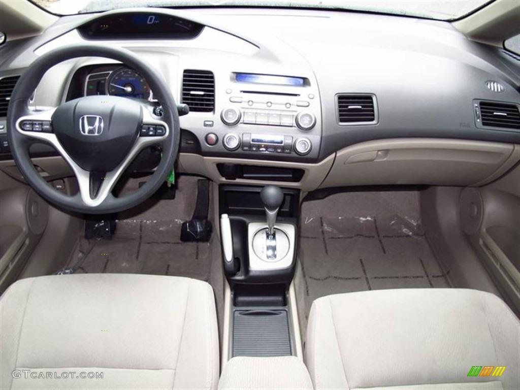 2011 Honda Civic Hybrid Sedan Beige Dashboard Photo #66245884