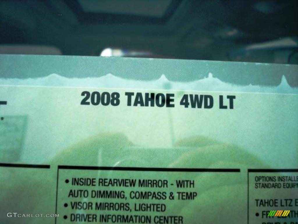2008 Tahoe LTZ 4x4 - White Diamond Tricoat / Light Titanium/Dark Titanium photo #52