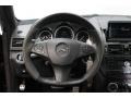 Black AMG Premium Leather Steering Wheel Photo for 2009 Mercedes-Benz C #66248539