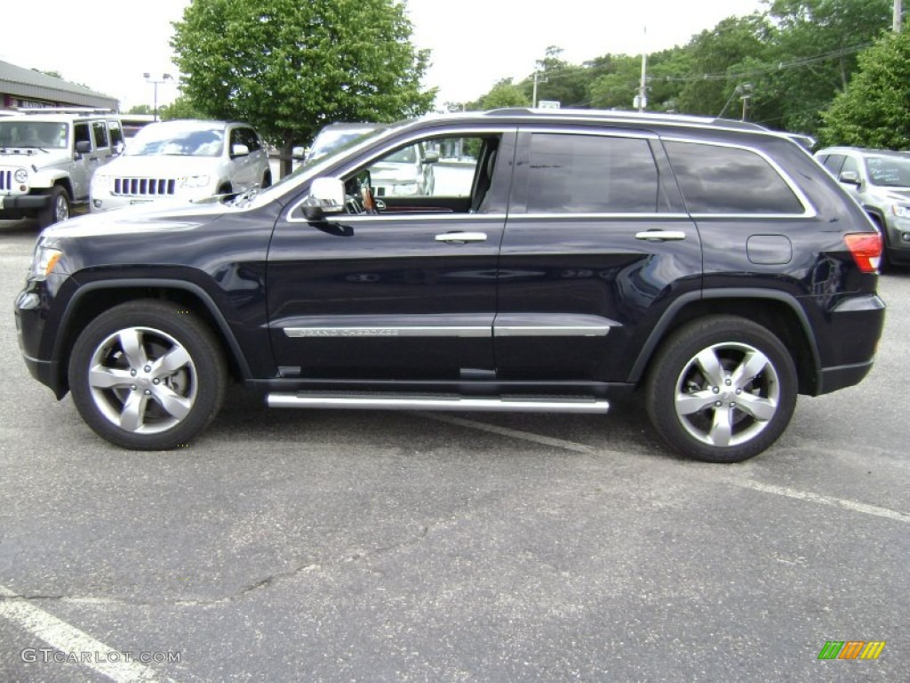 Blackberry Pearl 2011 Jeep Grand Cherokee Overland 4x4 Exterior Photo #66248933