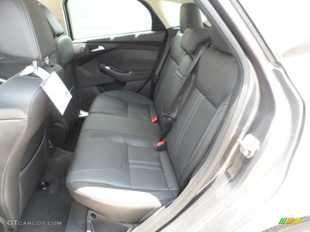 Charcoal Black Interior 2012 Ford Focus Titanium 5-Door Photo #66248981