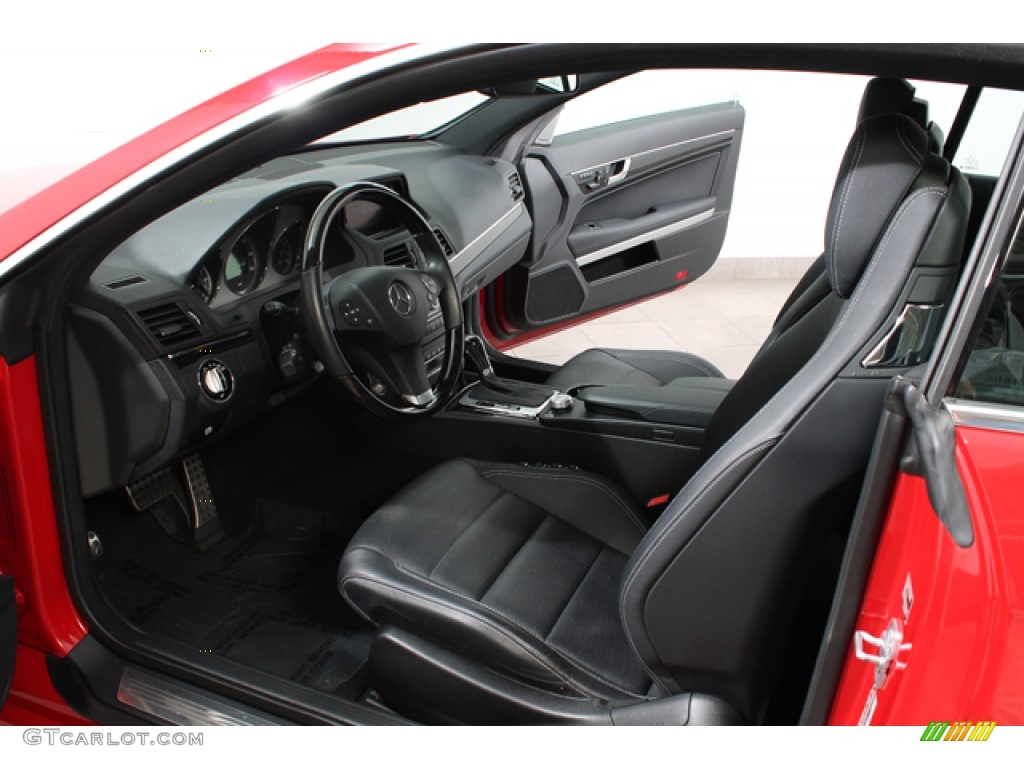 2010 E 350 Coupe - Mars Red / Black photo #18