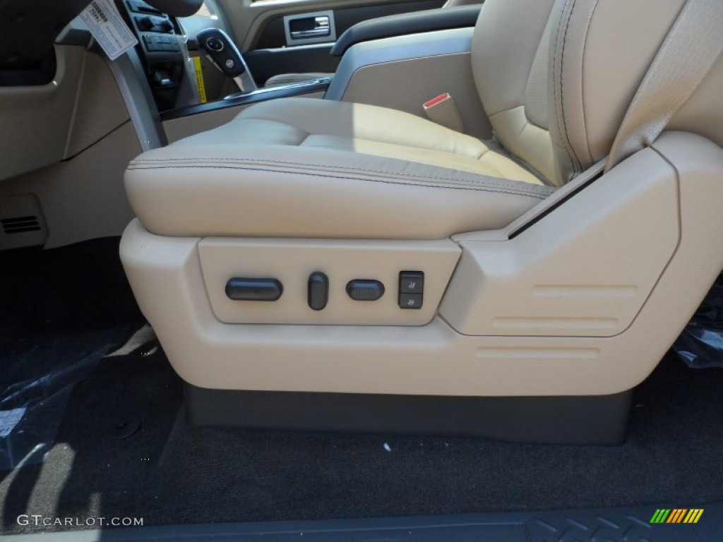 2012 Ford F150 Lariat SuperCrew Front Seat Photo #66249353