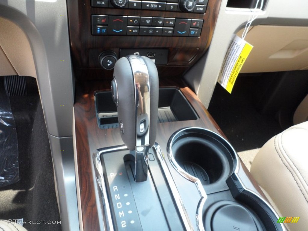 2012 Ford F150 Lariat SuperCrew 6 Speed Automatic Transmission Photo #66249428