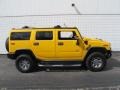 Yellow 2006 Hummer H2 SUV Exterior