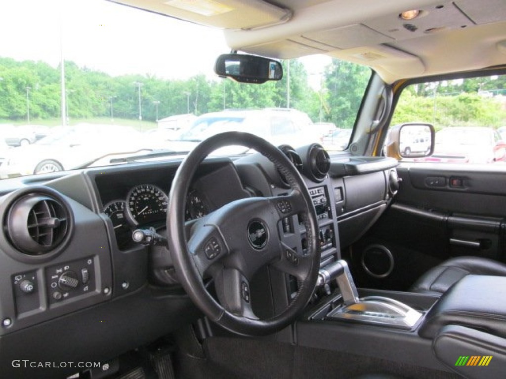 Ebony Interior 2006 Hummer H2 SUV Photo #66250097
