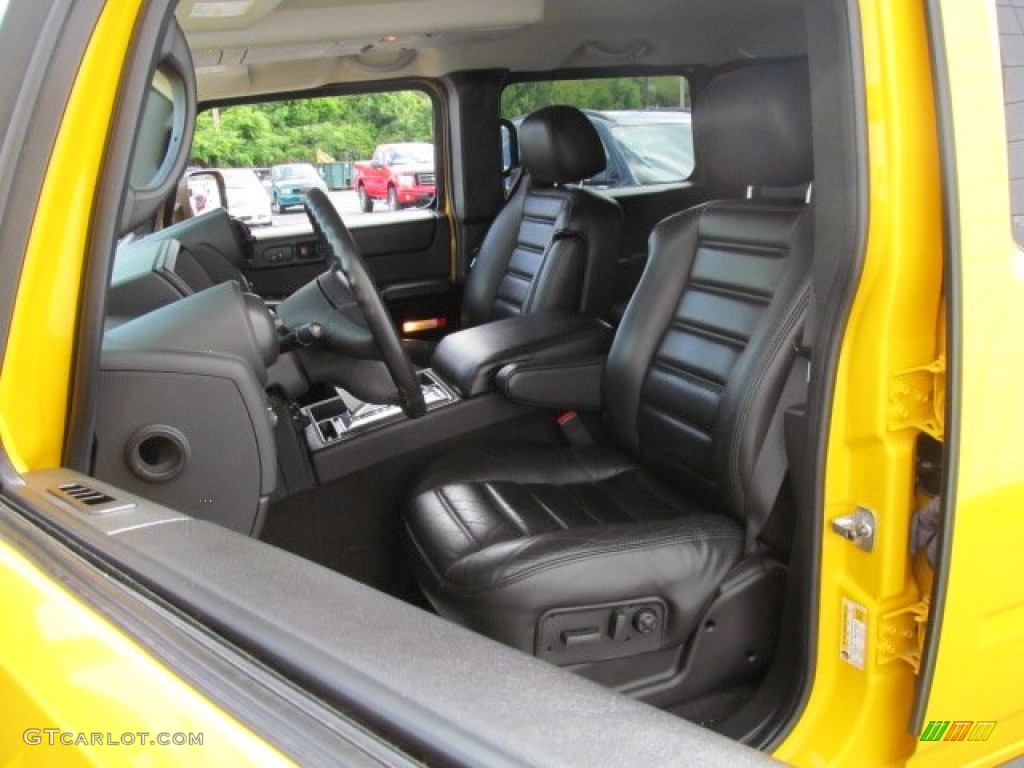 2006 H2 SUV - Yellow / Ebony photo #13