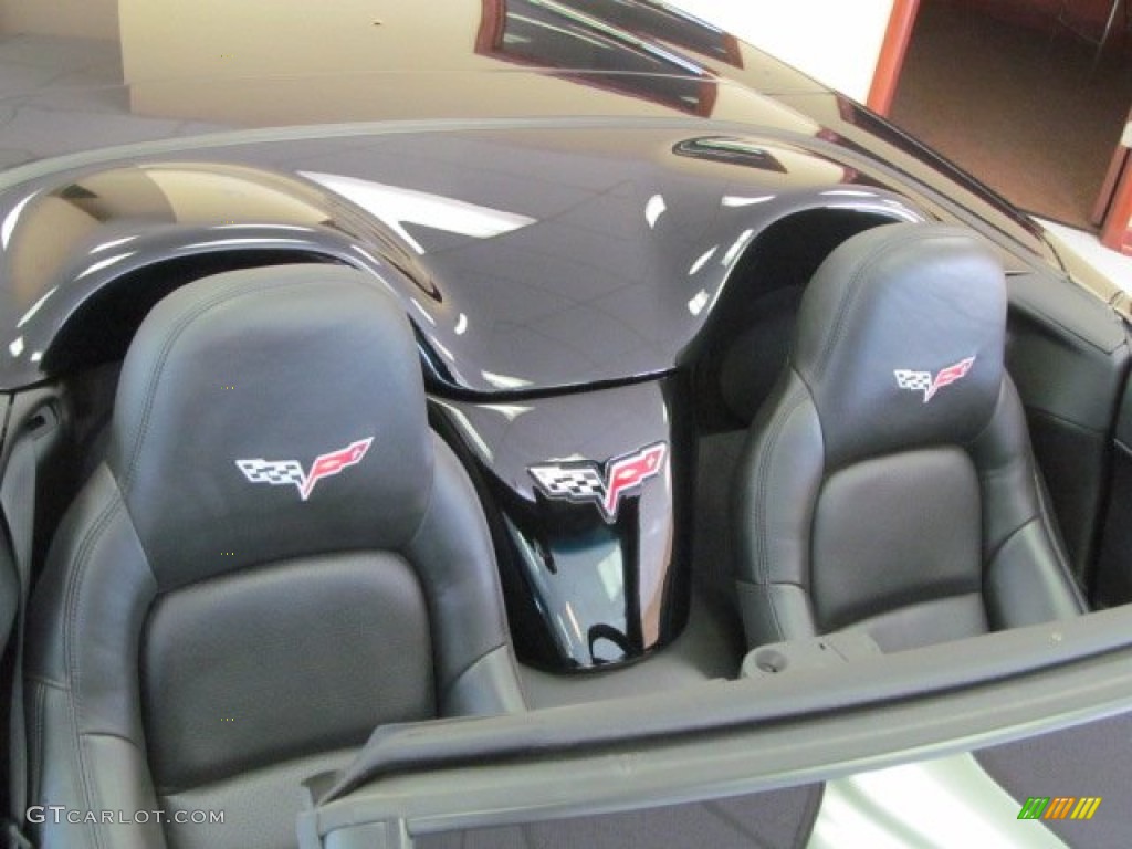 Ebony Black Interior 2010 Chevrolet Corvette Grand Sport Convertible Photo #66250469