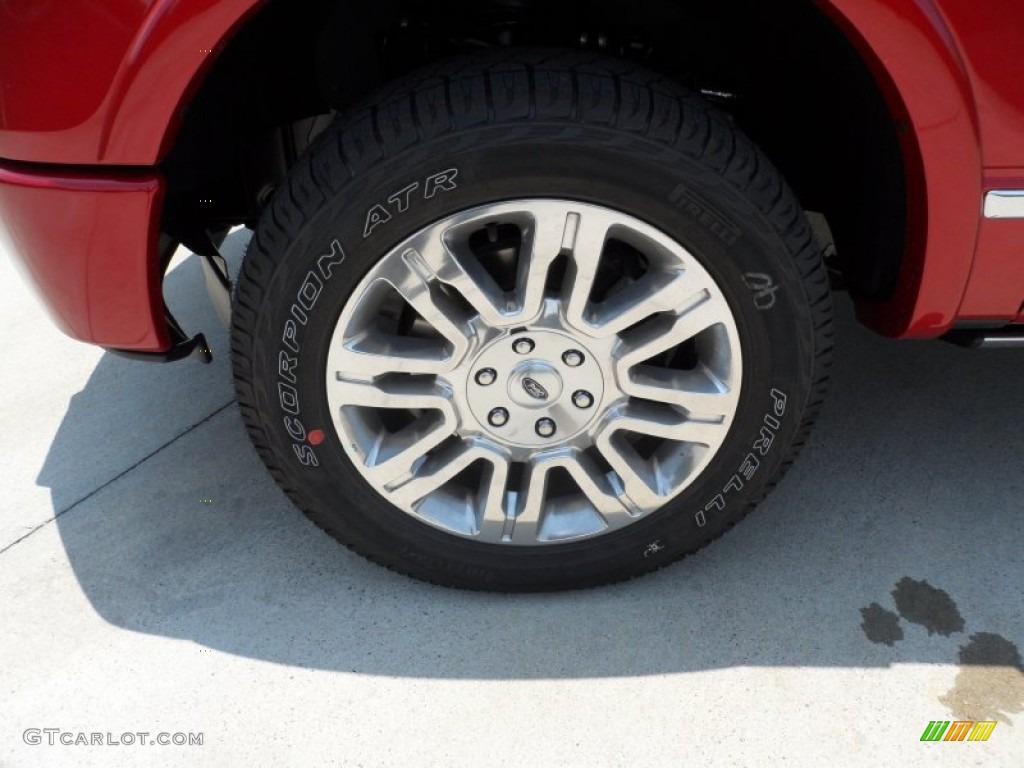 2012 Ford F150 Platinum SuperCrew 4x4 Wheel Photo #66250625