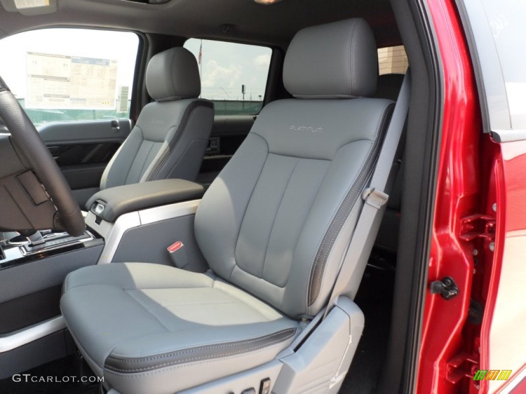 2012 Ford F150 Platinum SuperCrew 4x4 Front Seat Photo #66250779