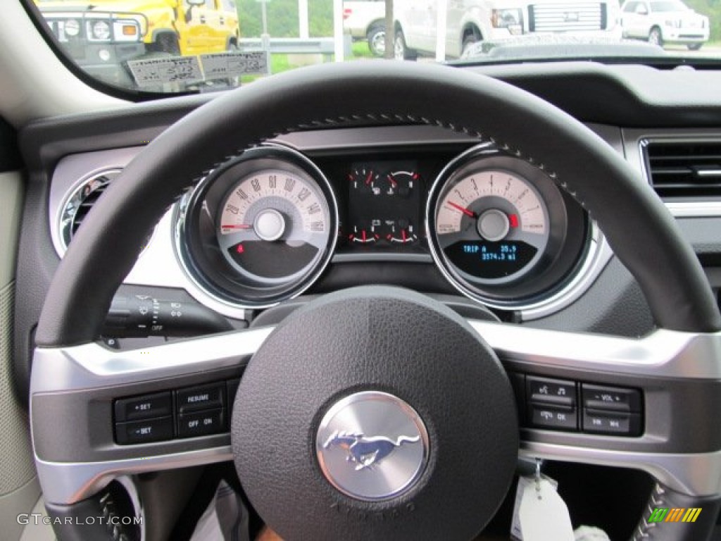 2011 Mustang GT Premium Coupe - Ebony Black / Stone photo #20