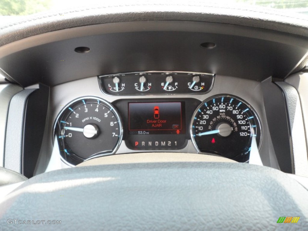 2012 Ford F150 Platinum SuperCrew 4x4 Gauges Photo #66250889