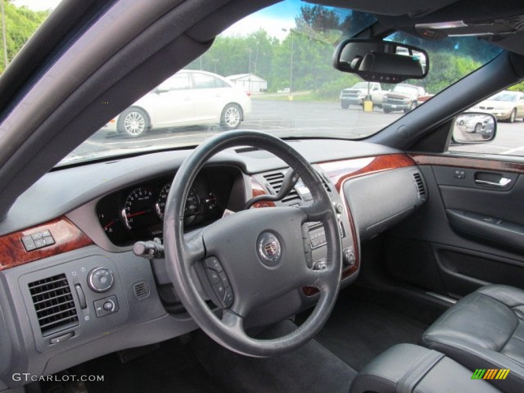 2006 Cadillac DTS Standard DTS Model Midnight Blue Dashboard Photo #66250964