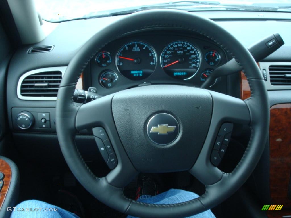 2008 Tahoe LTZ 4x4 - Dark Blue Metallic / Ebony photo #37