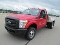 2012 Vermillion Red Ford F350 Super Duty XL Regular Cab 4x4 Chassis  photo #13