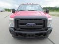Vermillion Red - F350 Super Duty XL Regular Cab 4x4 Chassis Photo No. 14