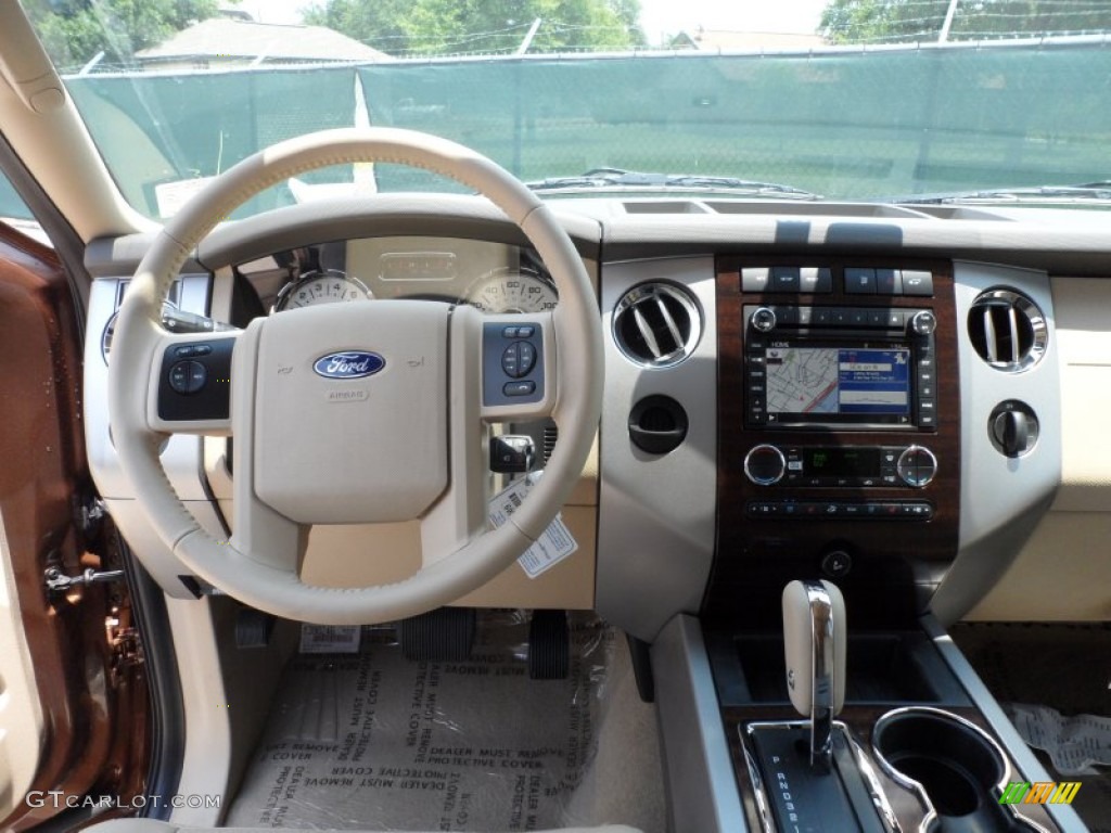2012 Ford Expedition XLT Camel Dashboard Photo #66252354