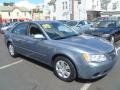 2009 Medium Silver Blue Hyundai Sonata GLS  photo #3