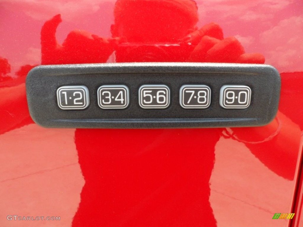 2012 F250 Super Duty Lariat Crew Cab 4x4 - Vermillion Red / Adobe photo #17