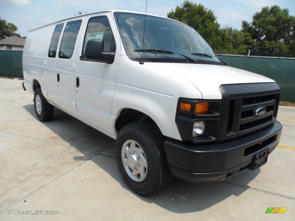 Oxford White 2012 Ford E Series Van E250 Extended Cargo Exterior Photo #66253382