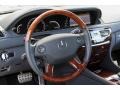 2009 Mercedes-Benz CL Black Interior Steering Wheel Photo