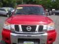 2008 Red Alert Nissan Titan SE Crew Cab 4x4  photo #15