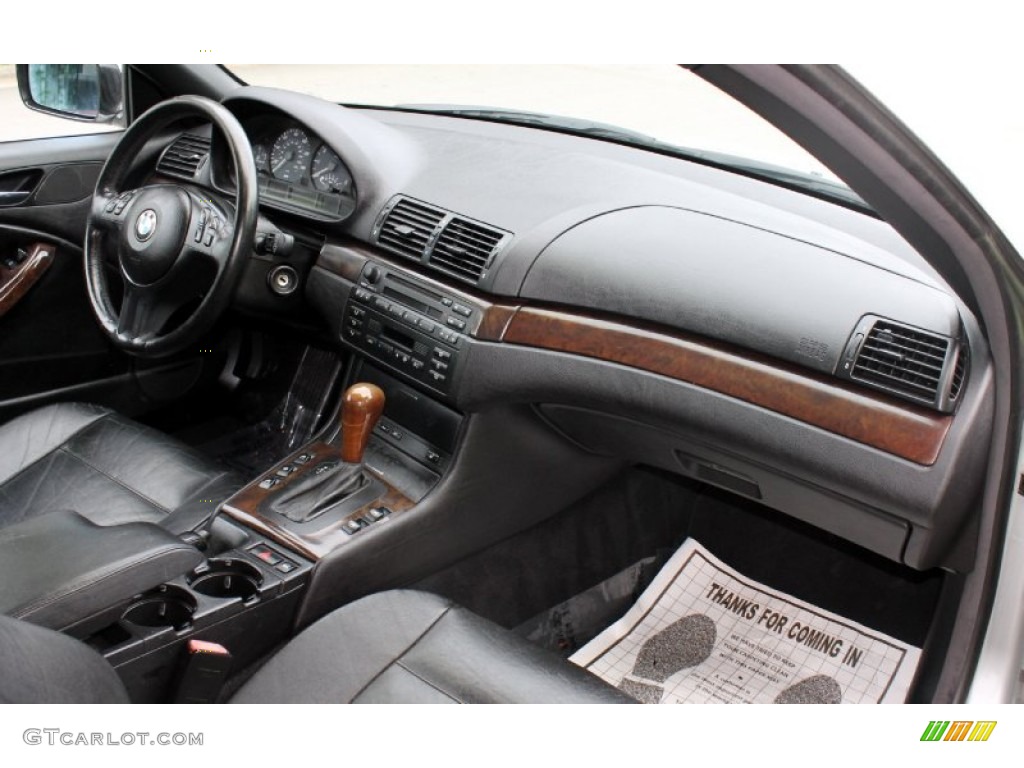 2001 3 Series 325i Convertible - Titanium Silver Metallic / Black photo #42