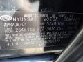 2004 Black Obsidian Hyundai Santa Fe GLS 4WD  photo #3