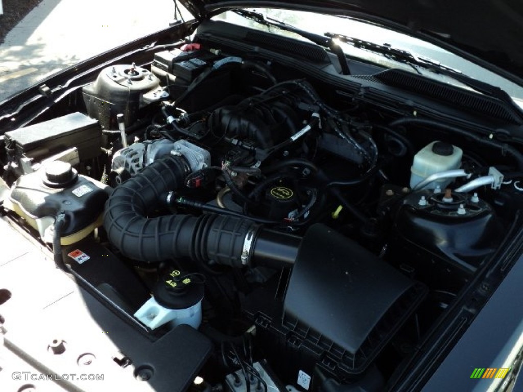 2006 Mustang V6 Premium Convertible - Black / Light Graphite photo #29