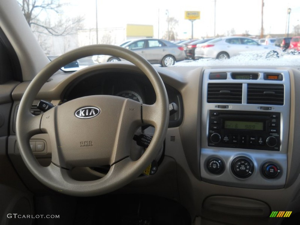 2008 Sportage LX V6 4x4 - Smokey Brown Metallic / Beige photo #4