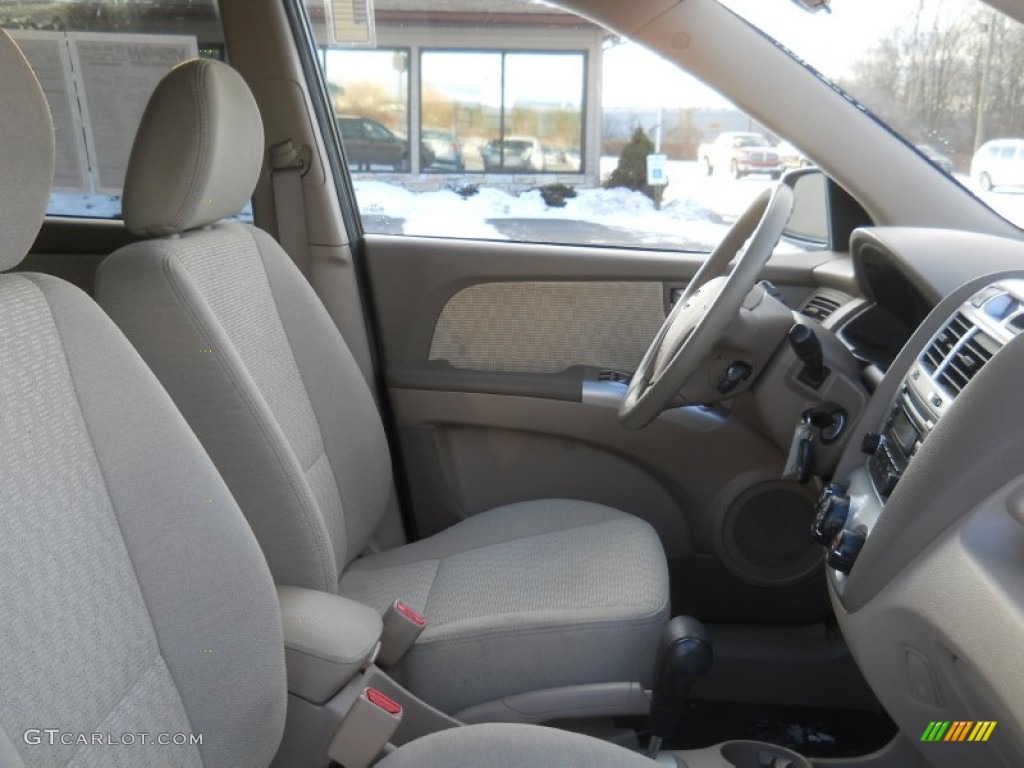 2008 Sportage LX V6 4x4 - Smokey Brown Metallic / Beige photo #7