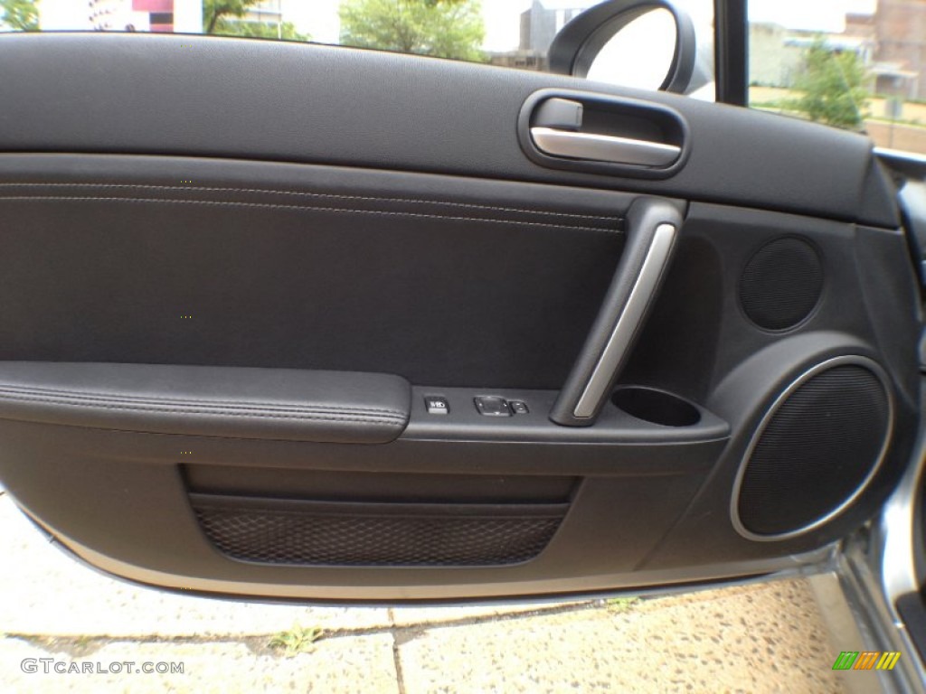 2011 Mazda MX-5 Miata Grand Touring Hard Top Roadster Black Door Panel Photo #66259518