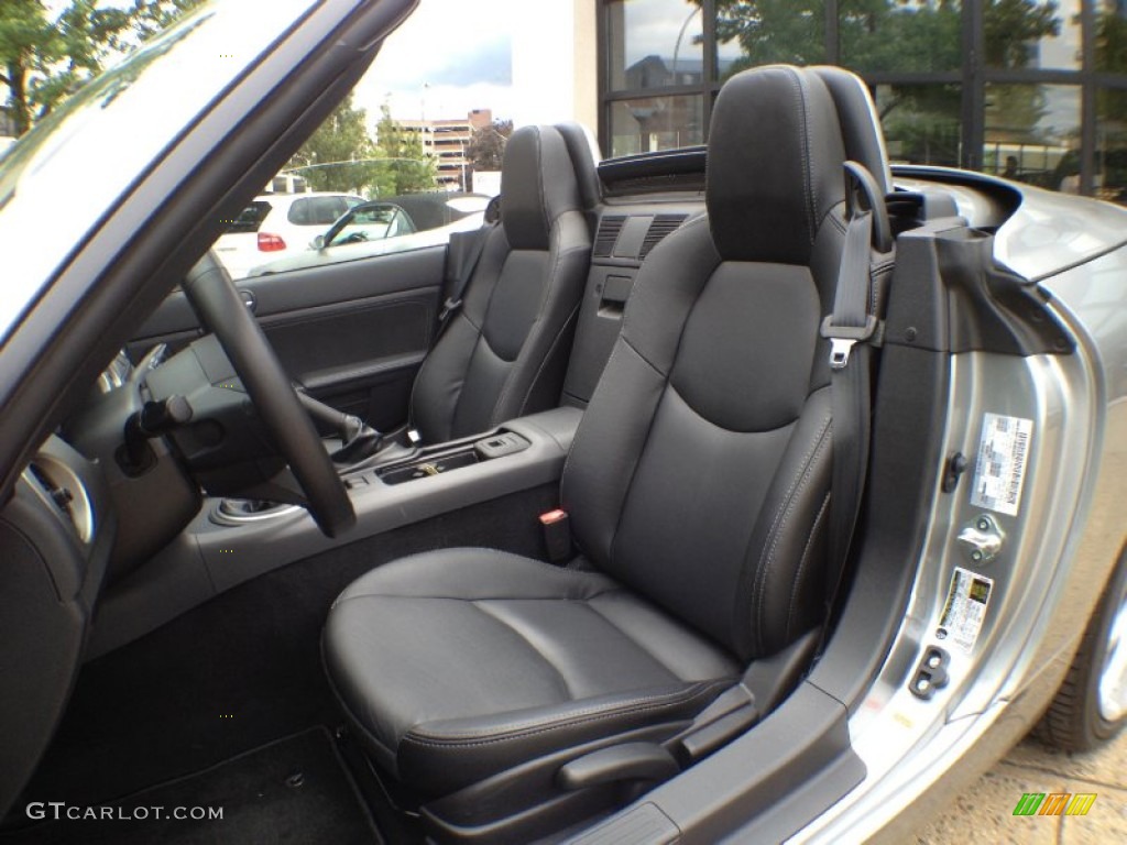 Black Interior 2011 Mazda MX-5 Miata Grand Touring Hard Top Roadster Photo #66259548