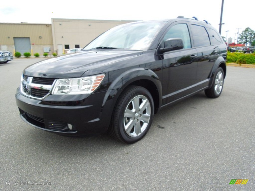 Brilliant Black Crystal Pearl 2010 Dodge Journey SXT Exterior Photo #66261102