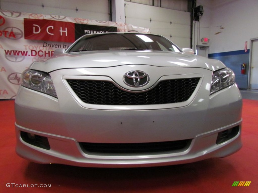 2008 Camry SE V6 - Classic Silver Metallic / Dark Charcoal photo #14