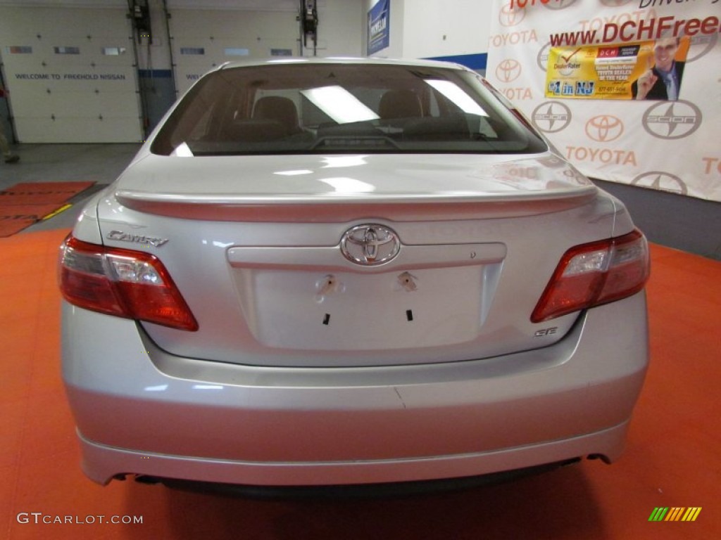 2008 Camry SE V6 - Classic Silver Metallic / Dark Charcoal photo #19