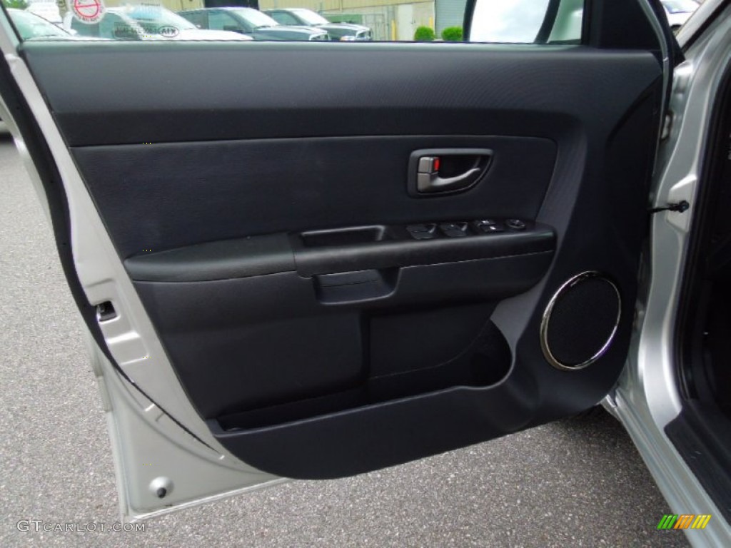 2010 Kia Soul + Black Soul Logo Cloth Door Panel Photo #66261615