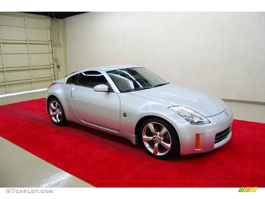 2007 350Z Enthusiast Coupe - Silver Alloy Metallic / Frost photo #2