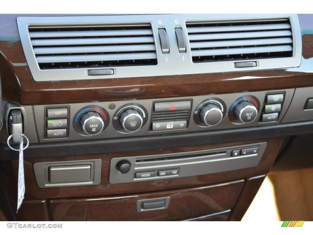 2008 7 Series 750Li Sedan - Alpine White / Natural Brown photo #14