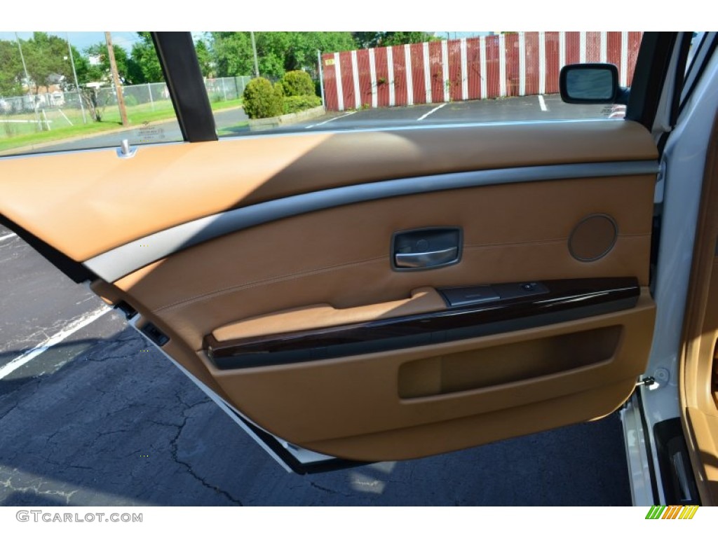 2008 7 Series 750Li Sedan - Alpine White / Natural Brown photo #21