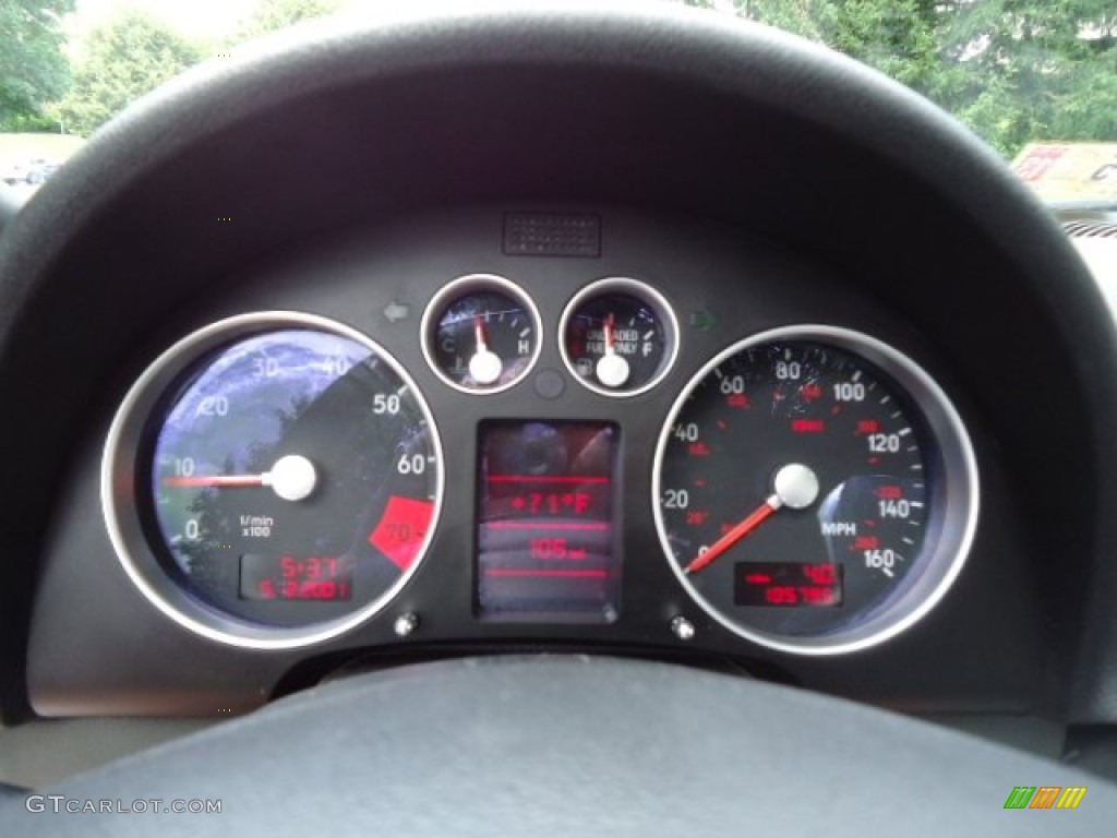 2001 Audi TT 1.8T quattro Roadster Gauges Photo #66264009