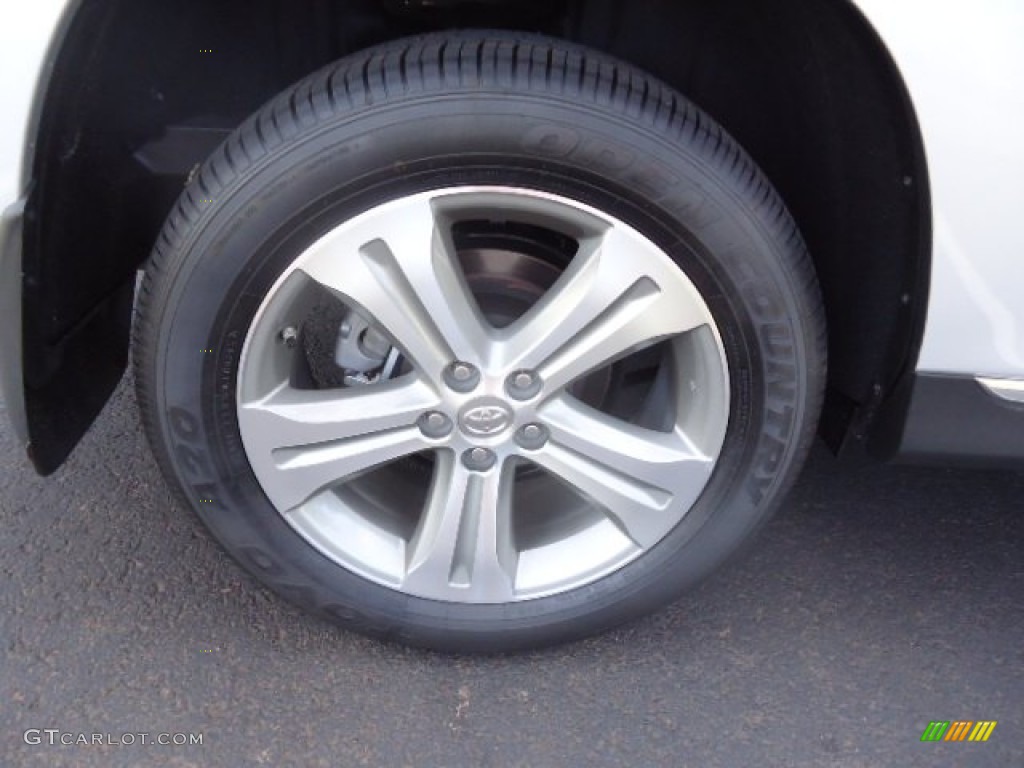 2012 Toyota Highlander Limited 4WD Wheel Photo #66265287