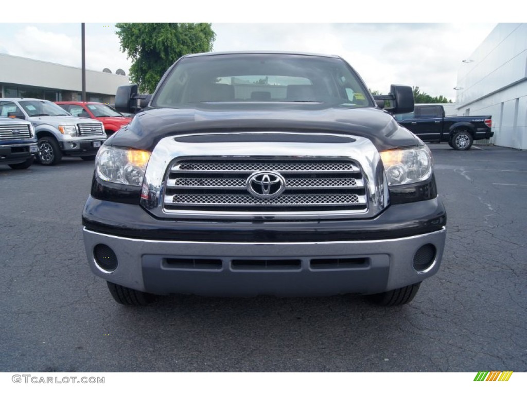 2007 Tundra SR5 CrewMax - Black / Beige photo #7